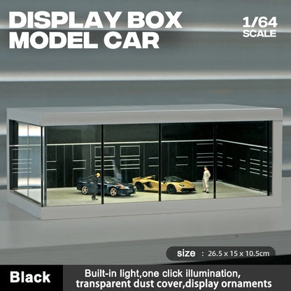 1:64 Scale Parking Garage Scene Model with LED Lights