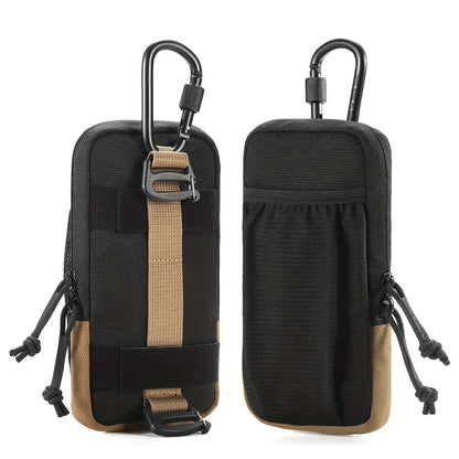 Tactical Waist Bag – Outdoor Hiking Phone Pouch with Carabiner