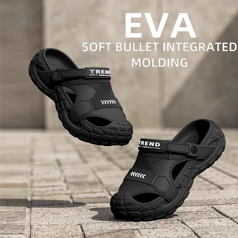 Eva Sandals Men Summer Thick Soft Soled Outdoor Wear - Soft Thick