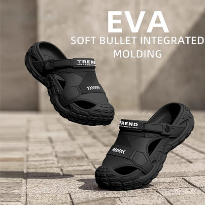 Eva Sandals Men Summer Thick Soft Soled Outdoor Wear - Soft Thick
