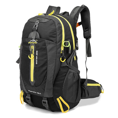 40L Hiking Backpack – Water Resistant Travel & Camping Daypack