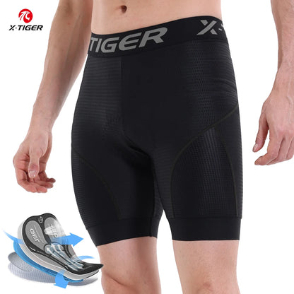X-Tiger Cycling Underwear Shorts – Gel Pad Breathable MTB Bike