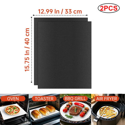 Non-Stick BBQ Grill Mat & Oven Liner – Reusable