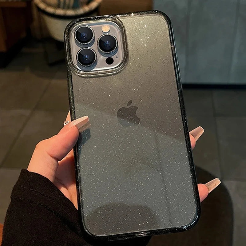 Glitter Bumper Bling Clear iPhone Case