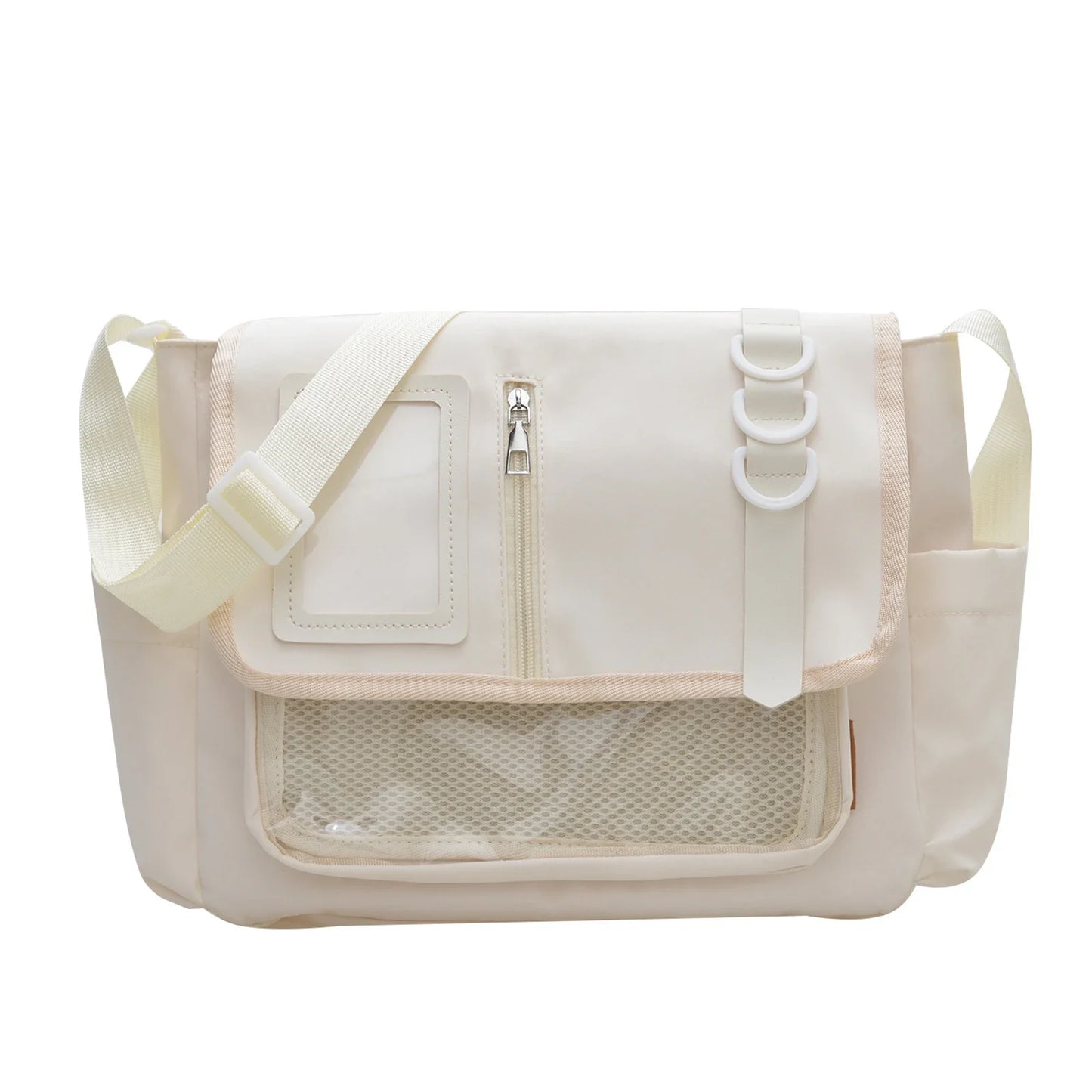 Y2K Japanese Ita Crossbody Bag – Transparent Casual School Bag for Girls