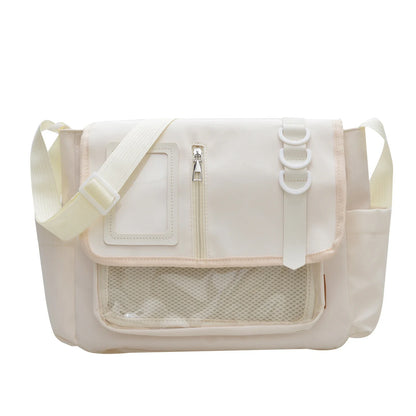 Y2K Japanese Ita Crossbody Bag – Transparent Casual School Bag for Girls