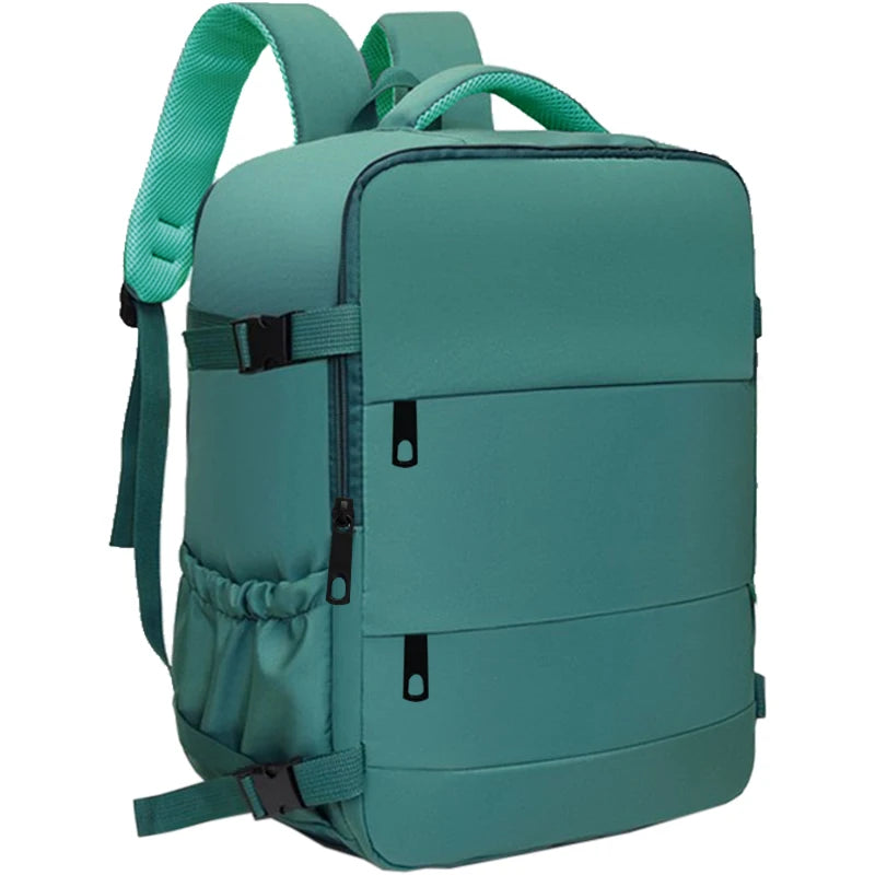 Lightweight Casual Backpack with Adjustable Straps & Multiple Pockets