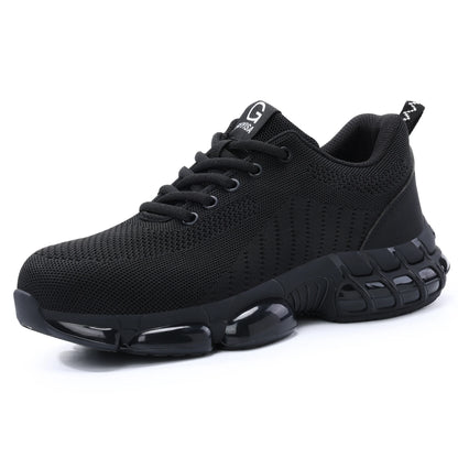 Steel Toe Safety Shoes Breathable Non-Slip Work Sneakers for Men and Women