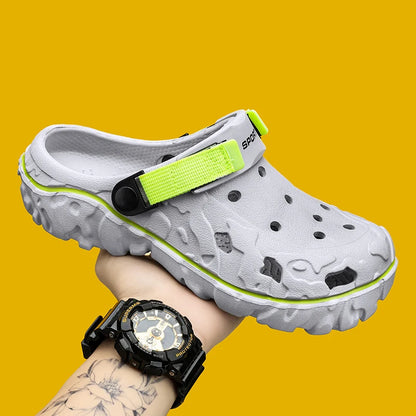 Men's Sport Clogs Sandals – Non-Slip Breathable Beach Shoes