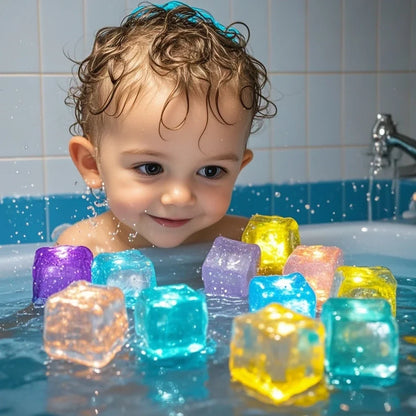 LED Light-Up Baby Bath Toys – Colorful Waterproof Glow Set