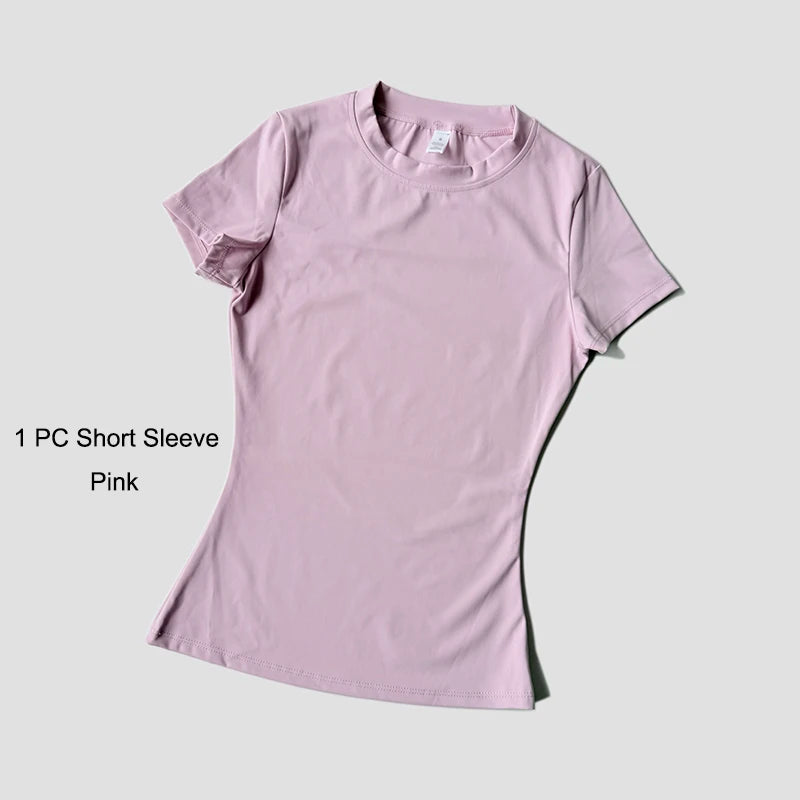 Women's Yoga Set – High-Waist Shorts & Sport Top Fitness Suit