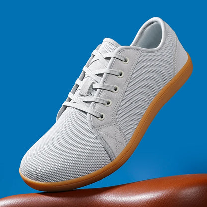 Men's Breathable Mesh Lace-Up Casual Sneakers