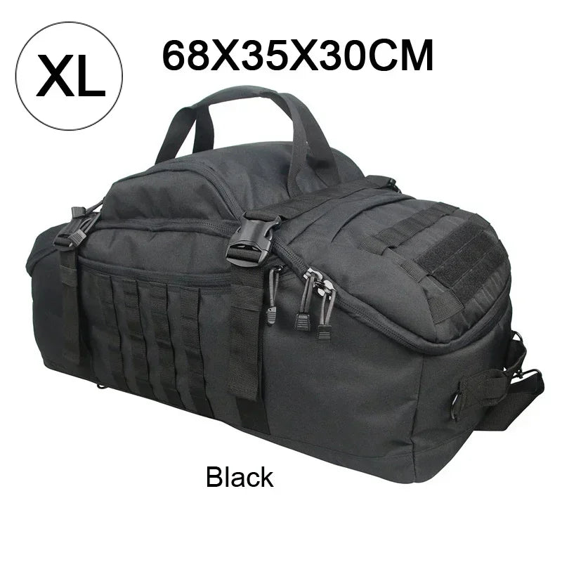 Tactical MOLLE Duffle Bag Backpack – 25L / 45L / 80L Outdoor Military Pack