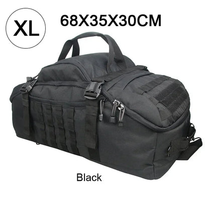 Tactical MOLLE Duffle Bag Backpack – 25L / 45L / 80L Outdoor Military Pack
