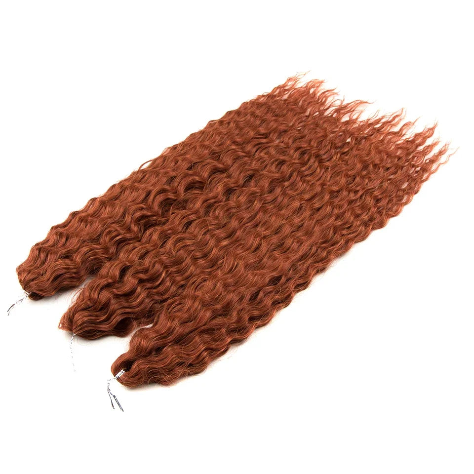 Idol 300g 22 Inch Ariel Curl Hair Water Wave Twist Crochet Synthetic Ombre Rainbow Color Braiding