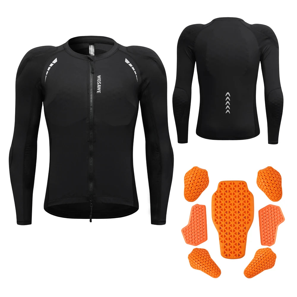 Men's Lightweight Motorcycle Riding Jacket with Armor Protection