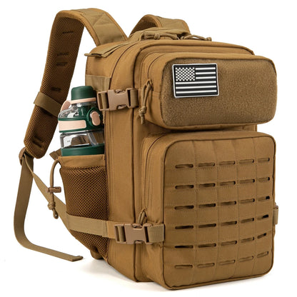 25L Tactical MOLLE Backpack – Hiking, Gym & Outdoor Rucksack
