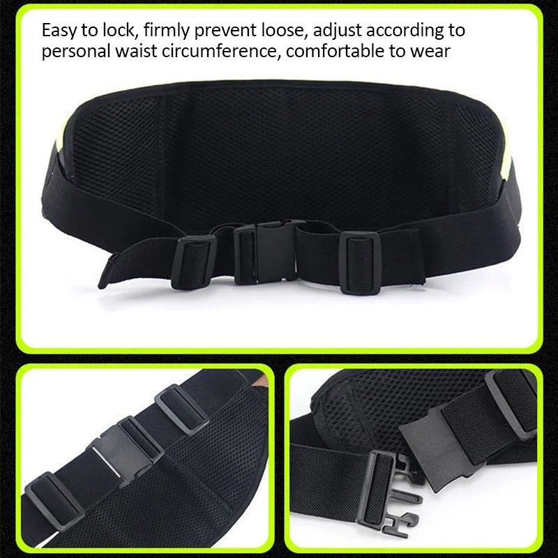 Running Waist Bag – Waterproof Sport Fanny Pack for Phone & Water Bottle