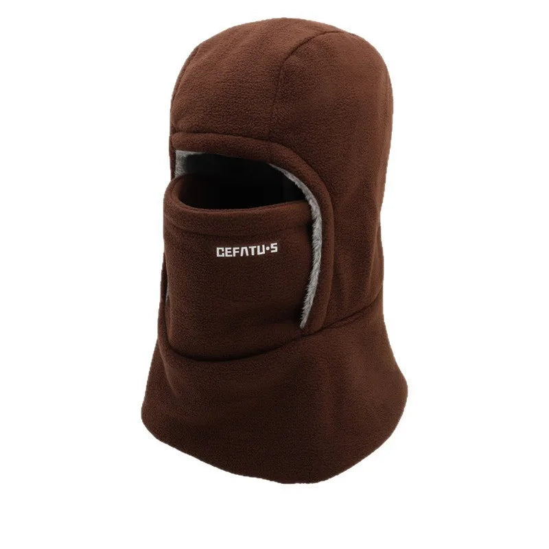 Fleece Balaclava Full Face Mask & Hood Hat – Windproof Thermal Ski Cap