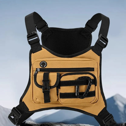 Tactical Chest Bag – Men's Outdoor Vest Rig with Multi-Pockets