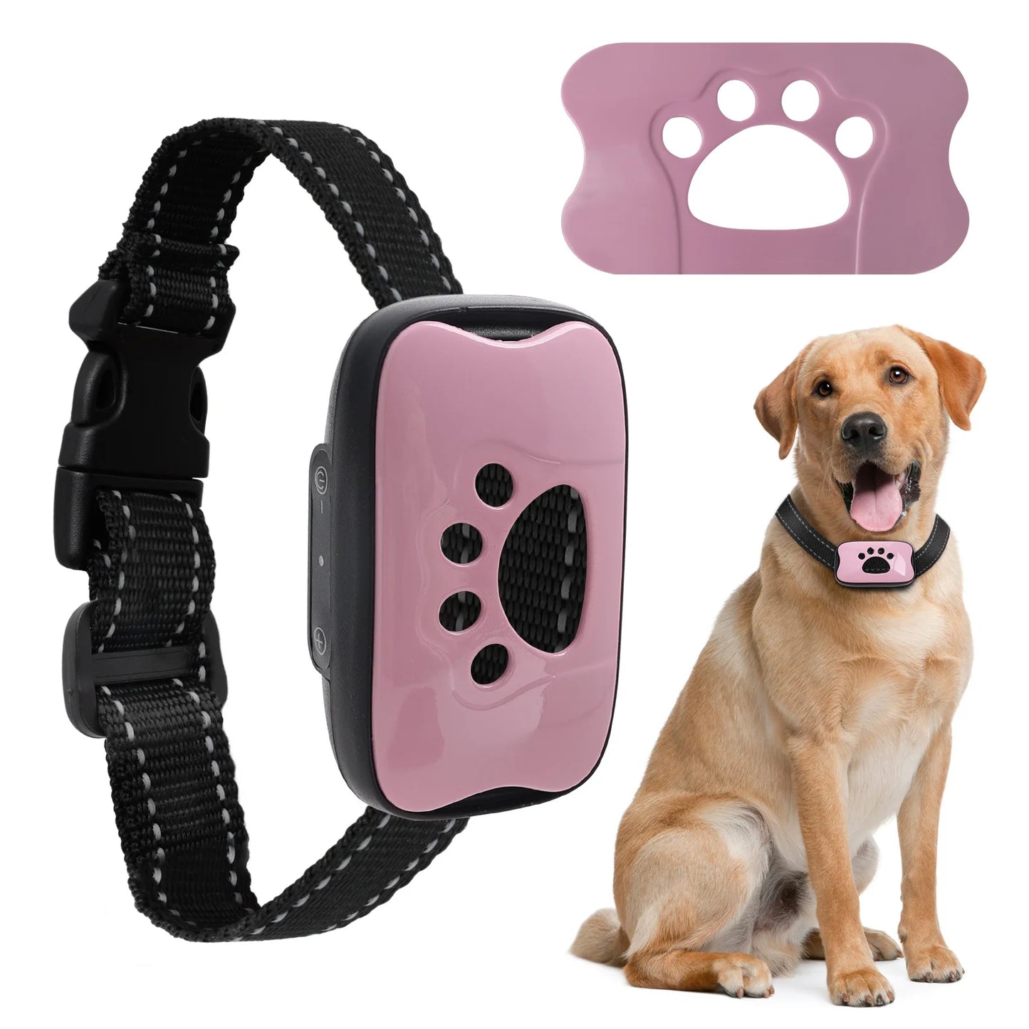 Anti-Bark Dog Training Collar – Ultrasonic, USB Rechargeable