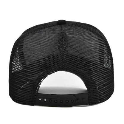 Custom Logo 5-Panel Mesh Trucker Baseball Cap – Men & Women