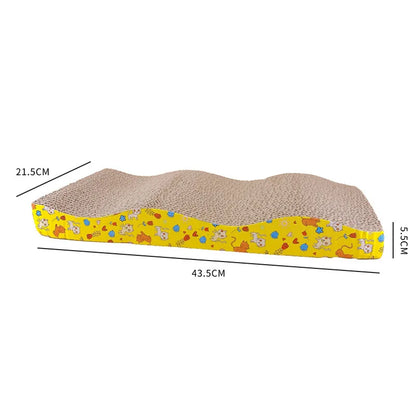 Cat Scratcher Lounge Board – Corrugated Cardboard Scratch Pad