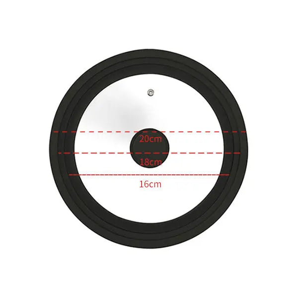 Universal Tempered Glass Lid for Pots & Pans – Multi-Size