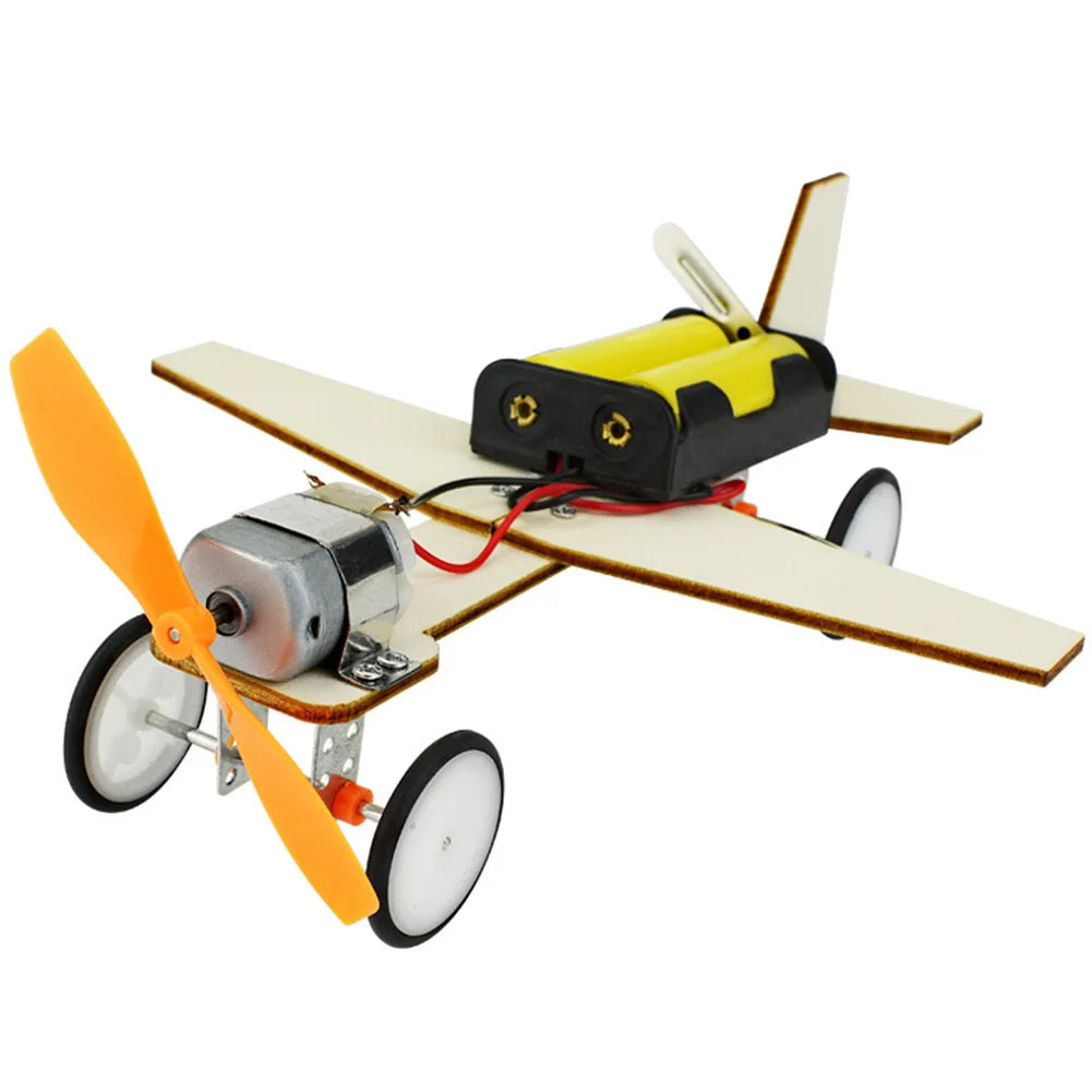 DIY STEM Wood Model Kit for Kids – 3D Assembly Science Toy (Car, Boat, Plane & More)
