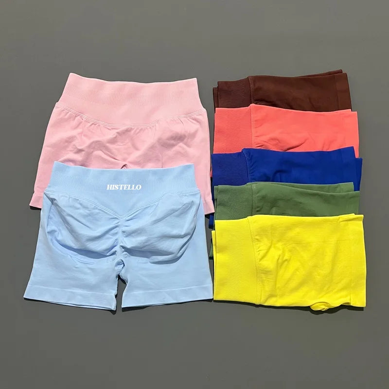Women's Seamless High-Waist Workout Shorts – Yoga & Gym