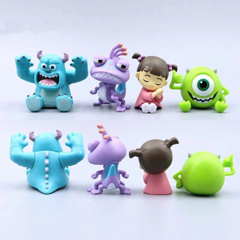 Monsters Inc Action Figures – Sulley, Mike, Boo & Randall 4-Pack