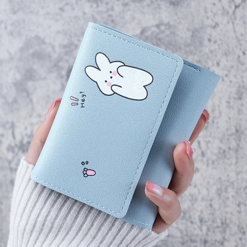 Cute Cartoon Small Wallet for Women – Card Holder Coin Purse
