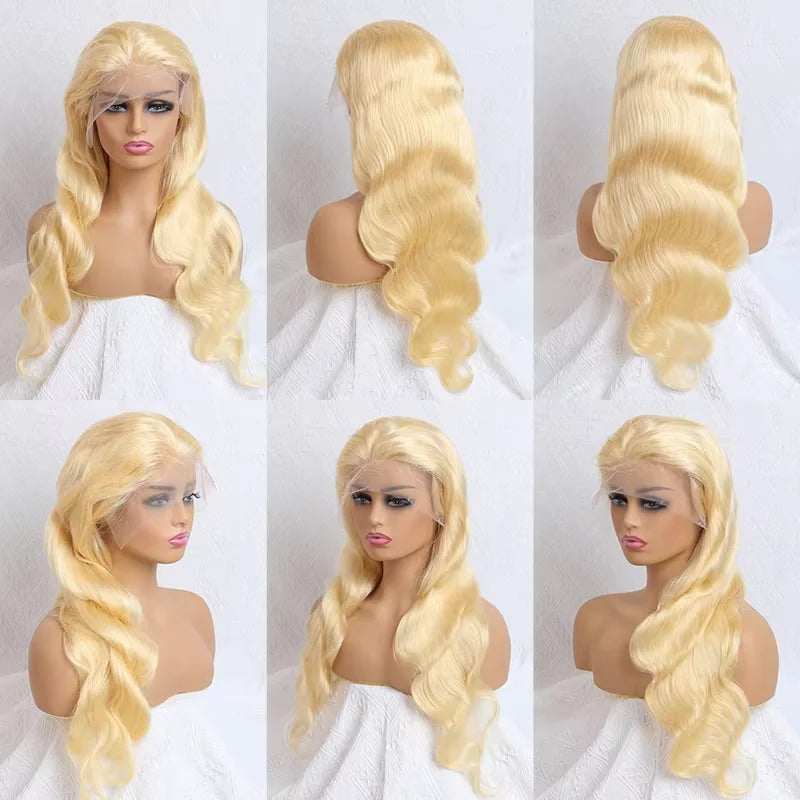 613 Honey Blonde Body Wave Wig – 13x6 & 360 Lace Frontal, 250% Density