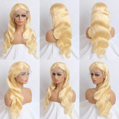 613 Honey Blonde Body Wave Wig – 13x6 & 360 Lace Frontal, 250% Density