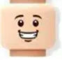 DIY Minifigure Print Heads – 10 Pcs LEGO-Compatible Assorted Faces
