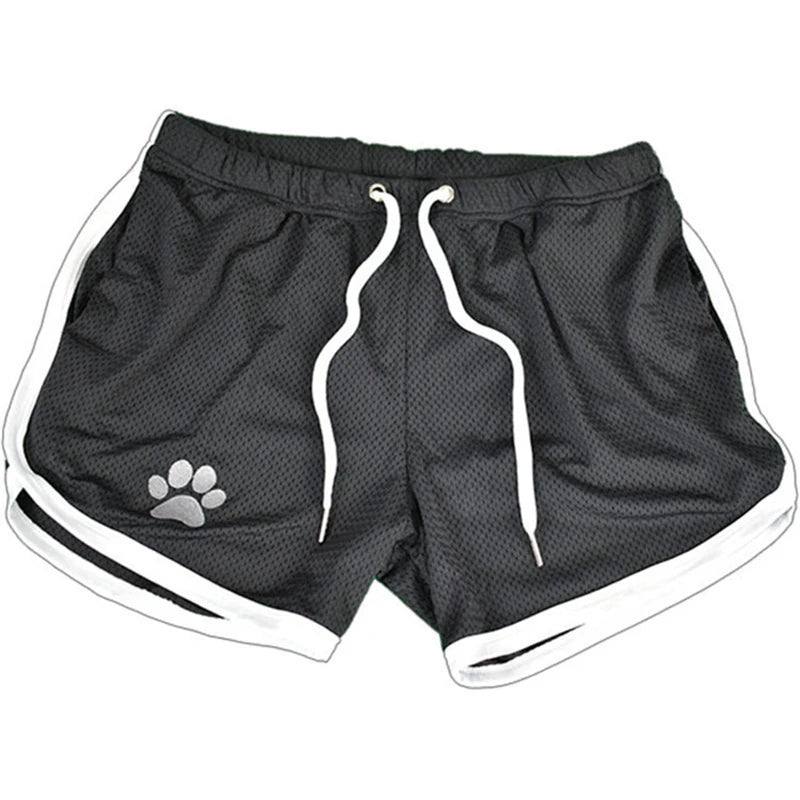 Men's Mesh Running Shorts Breathable Gym Fitness Short Pants