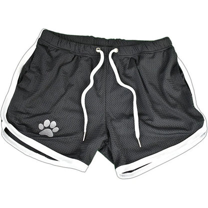 Men's Mesh Running Shorts Breathable Gym Fitness Short Pants
