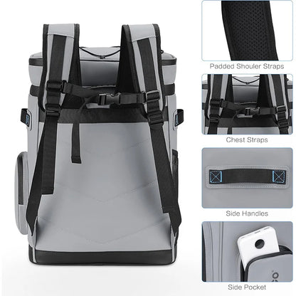 30L Insulated Cooler Backpack – Waterproof & Leak-Proof