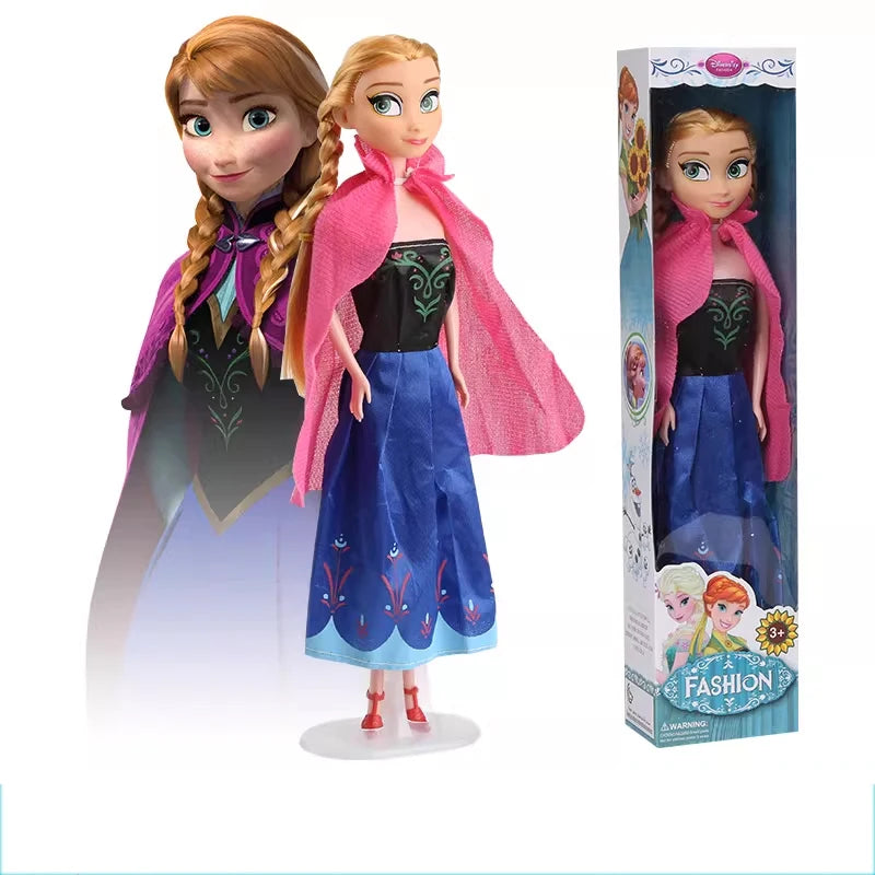 Frozen Princess Elsa & Anna Fashion Doll – 8 Styles, Movable Joints