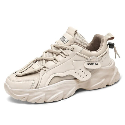 Men's Breathable Chunky Sneakers | Thick Sole Running Shoes