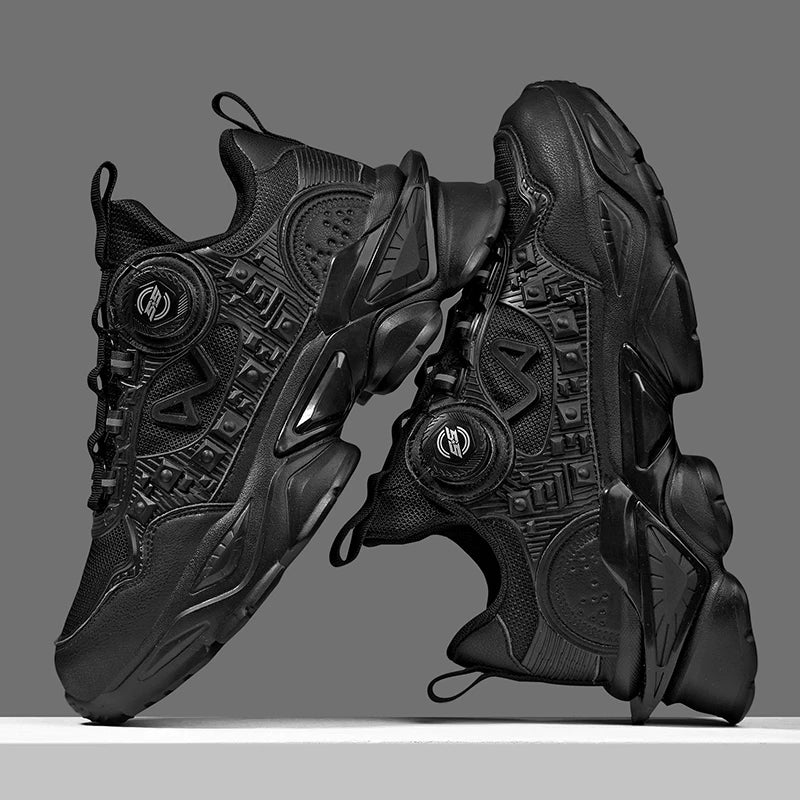 Men's Chunky Sneakers – Air Cushion Sole, Breathable Casual Running Shoes