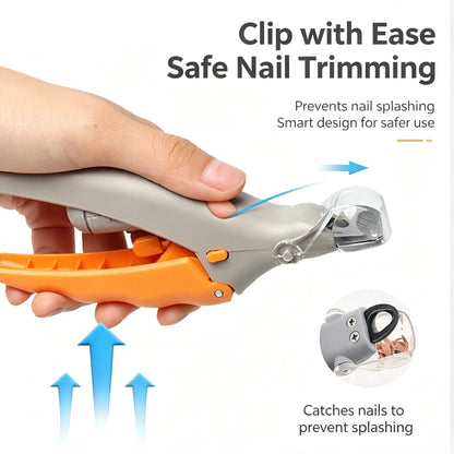 Professional Pet Nail Clipper with LED Light for Dogs & Cats