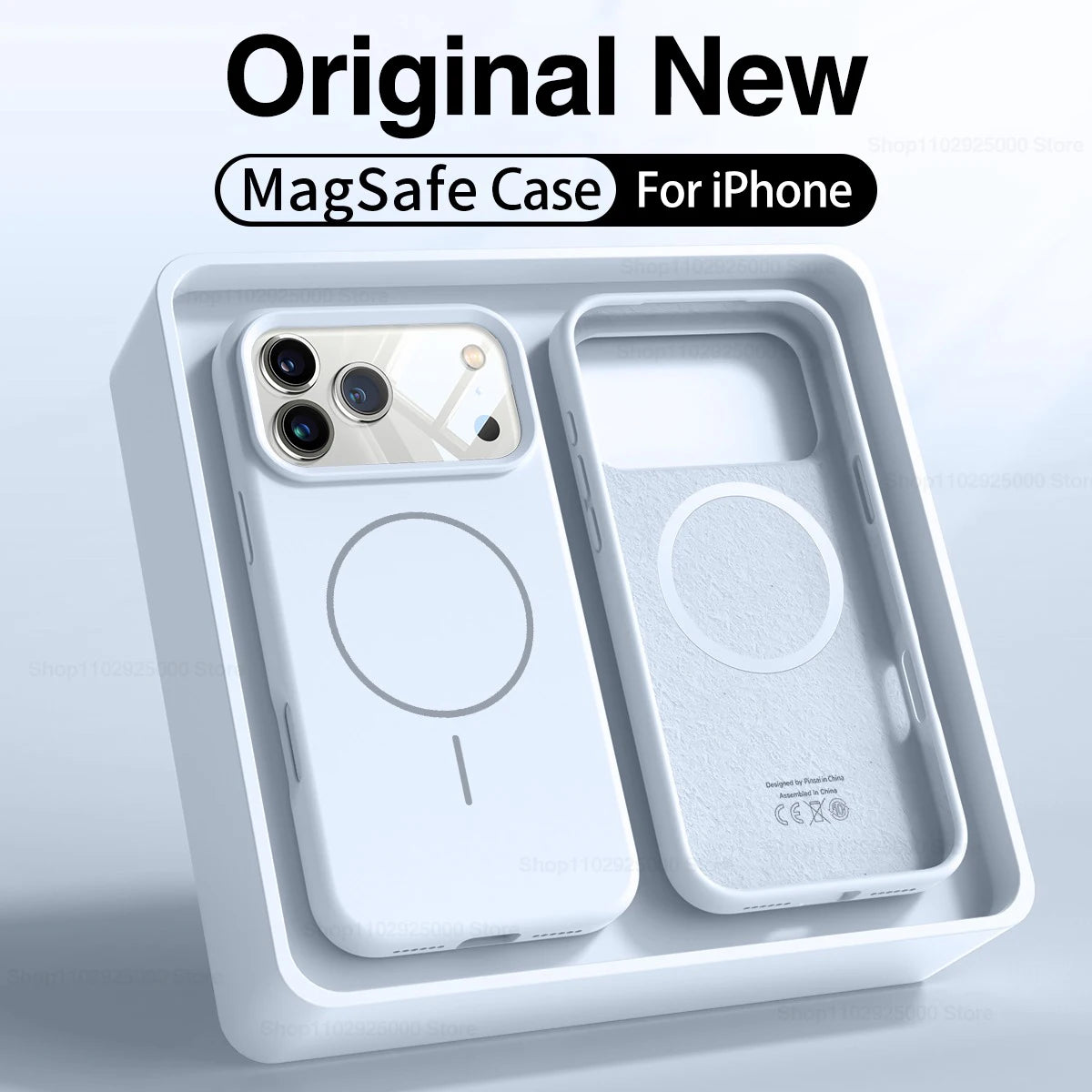 Magnetic Original Liquid Silicone Case Iphone 12 13 14 15 16 17 Pro Max Magsafe Cases Air Phone Back