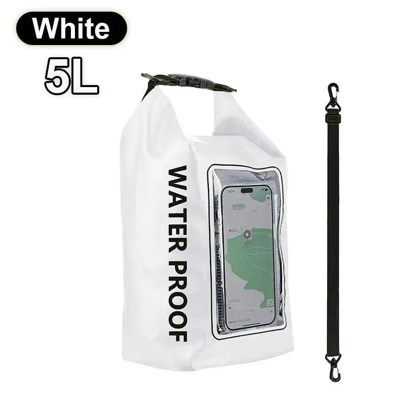 Waterproof Dry Bag with Touch Screen Window – 2L & 5L