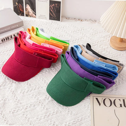 Sun Visor Cap – Adjustable Breathable Sports Hat