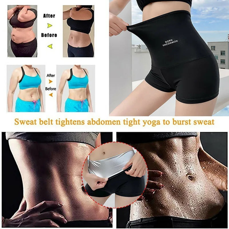 Women's Sauna Sweat Shorts – Thermo Body Shaper & Waist Slimmer