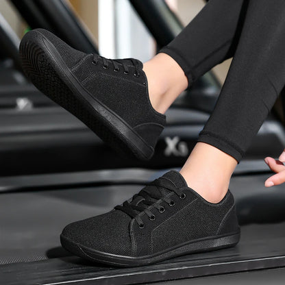 Men's Breathable Mesh Lace-Up Casual Sneakers