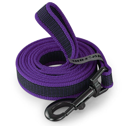 Long Dog Training Leash – Dual Color Nylon Lead 1.5M to 15M