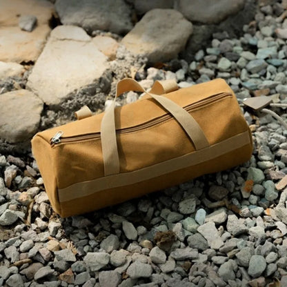 Camping Tent Stake Storage Bag – Large Capacity Cylinder