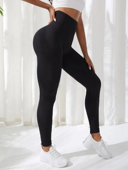 Seamless Yoga Leggings for Women – High Waist Gym Fitness Pants
